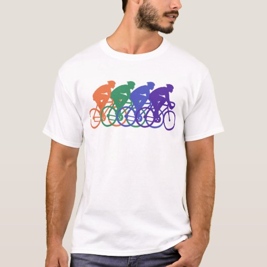 Radfahren (männlich) T-Shirt (Vorderseite)