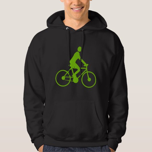 Radfahren - Mars Green Hoodie (Vorderseite)