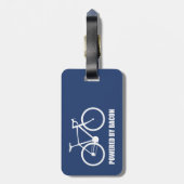 Radfahren mit Bacon Gepäckanhänger (Rückseite vertikal)