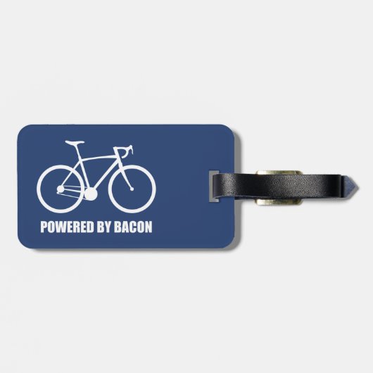 Radfahren mit Bacon Gepäckanhänger (Rückseite horizontal)