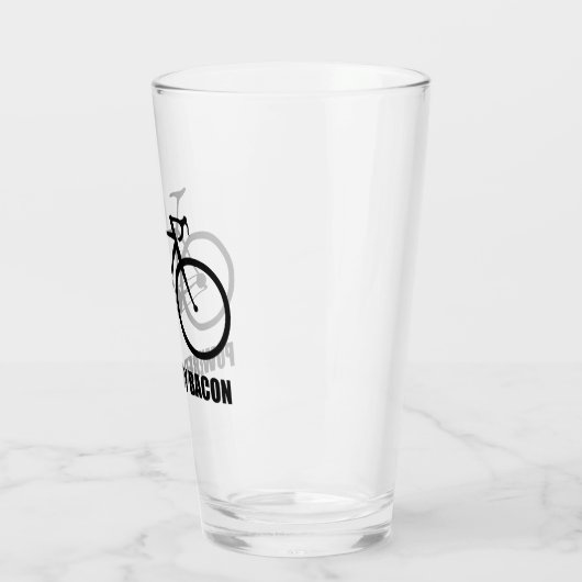 Radfahren mit Bacon Glas (Links)
