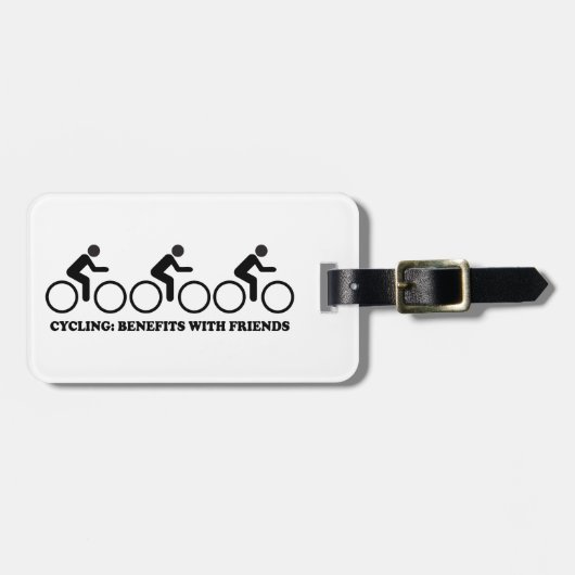 Radfahren mit Freunden hat Vorteile Gepäckanhänger (Vorderseite horizontal)
