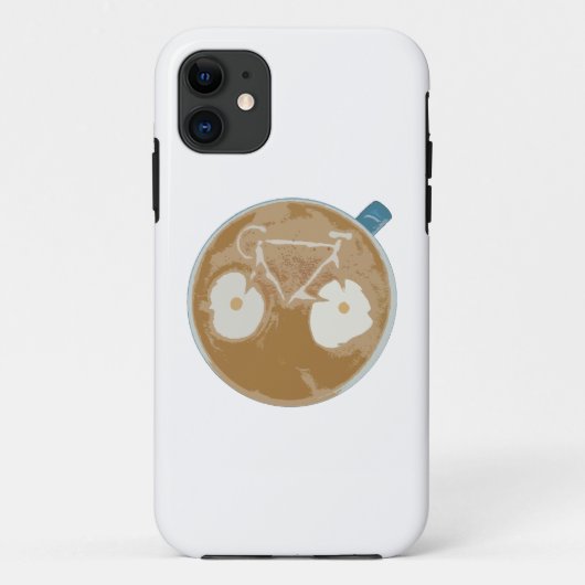 Radfahren mit neuester Kunst Case-Mate iPhone Hülle (Rückseite)
