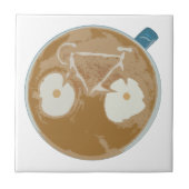 Radfahren mit neuester Kunst Fliese (Vorderseite)