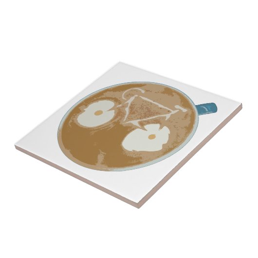 Radfahren mit neuester Kunst Fliese (Seite)