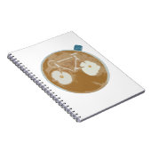 Radfahren mit neuester Kunst Notizblock (Rechte Seite)