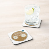 Radfahren mit neuester Kunst Untersetzer (Rechte Seite)