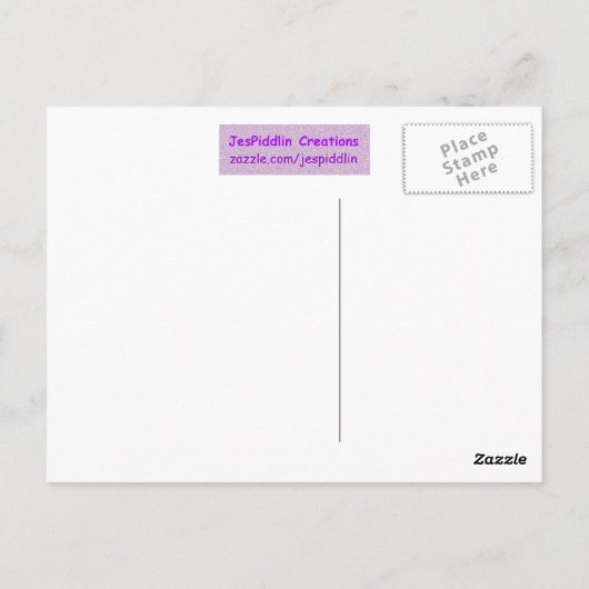 Radfahren mit Postkarte (Rückseite)