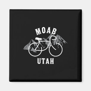 Radfahren Moab Utah Grafik Magnet