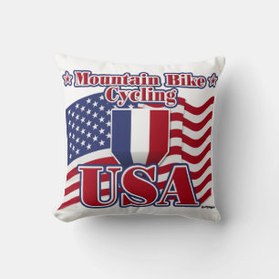Radfahren Mountain Bike USA Kissen
