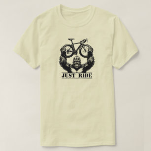Radfahren nur mit dem Gorilla T-Shirt