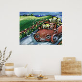 Radfahren Poster (Küche)