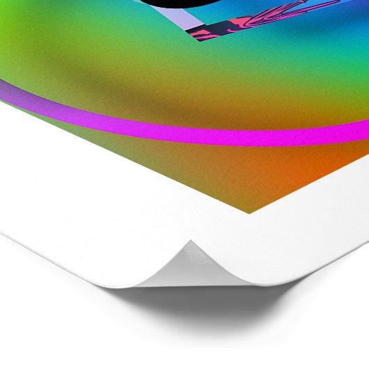 Radfahren Poster (Ecke)