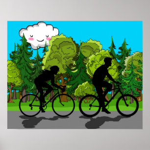 Radfahren Poster