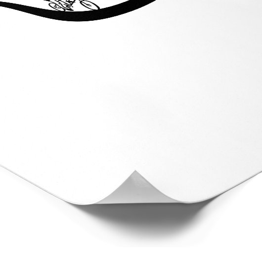 Radfahren Poster (Ecke)