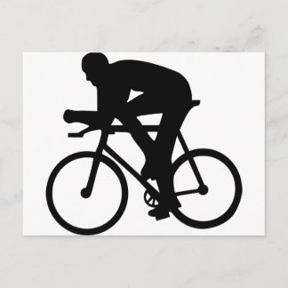 Radfahren Postkarte
