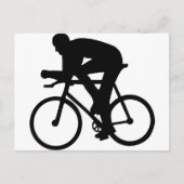 Radfahren Postkarte (Vorderseite)