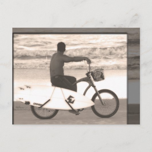 Radfahren Postkarte (Vorderseite)