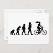 Radfahren Postkarte (Vorne/Hinten)