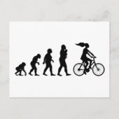Radfahren Postkarte (Vorderseite)