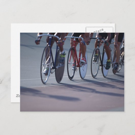 Radfahren Postkarte (Vorne/Hinten)