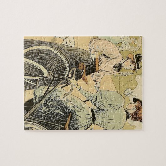 Radfahren Puzzle (Horizontal)