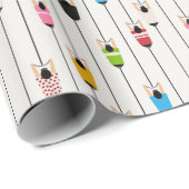 Radfahren Race Bikes Road Biking & Biker Geschenkpapier (Rolleneckpunkt)