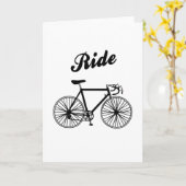 Radfahren Racing Bike Ride Karte (Gelbe Blume)