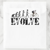 Radfahren Rad Reiten Evolution Sport Rechteckiger Aufkleber (Tasche)