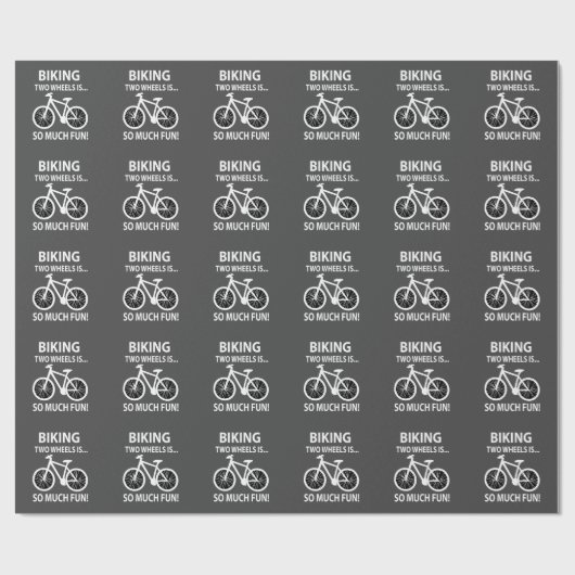 Radfahren Radfahren Radfahren Radfahren Geschenkpapier (Flach)