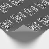 Radfahren Radfahren Radfahren Radfahren Geschenkpapier (Ecke)