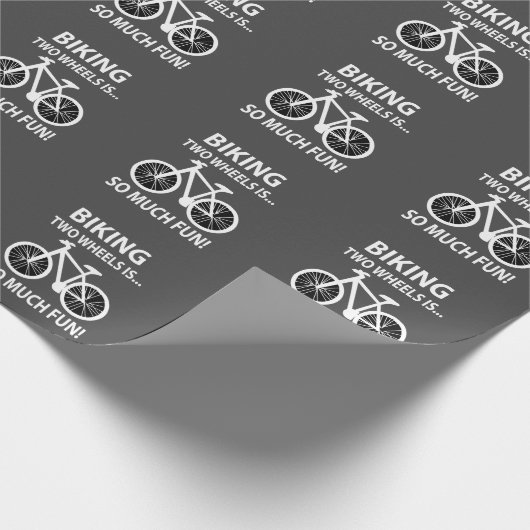 Radfahren Radfahren Radfahren Radfahren Geschenkpapier (Ecke)
