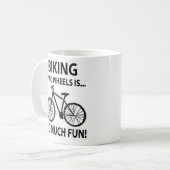 Radfahren Radfahren Radfahren Radfahren Kaffeetasse (Vorderseite Links)