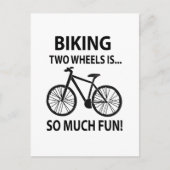 Radfahren Radfahren Radfahren Radfahren Postkarte (Vorderseite)