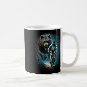 Radfahren Radfahrer Grizzlybär Mtb Mountainbiken  Kaffeetasse