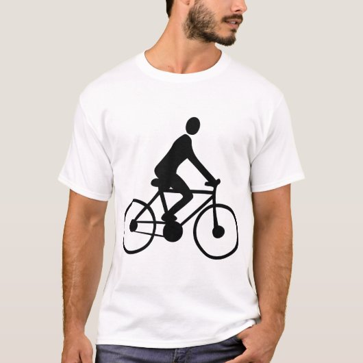 Radfahren - Schwarz T-Shirt (Vorderseite)