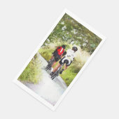 RADFAHREN SERVIETTE (Ecke)