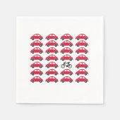 Radfahren Serviette (Vorderseite)