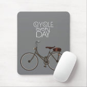 Radfahren Sie jeden Tag. Mousepad (Mit Mouse)