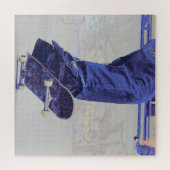 Radfahren - Skateboarder Puzzle (Horizontal)