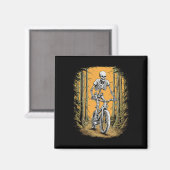 Radfahren Skeleton Mountain Bike Rad Skeleton Magnet (Vorderseite/Rückseite)