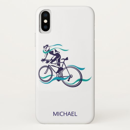 Radfahren | Sport Case-Mate iPhone Hülle (Rückseite)