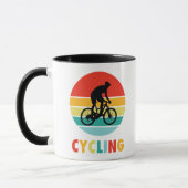 Radfahren Sunset Outdoor Sport Tasse (Links)