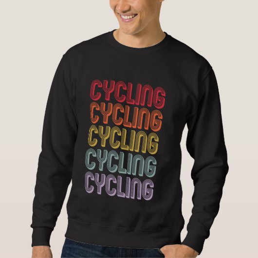 Radfahren Sweatshirt (Vorderseite)