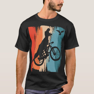 Radfahren T-Rex Dinosaur Mountainbike fahren Dino T-Shirt