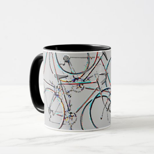 Radfahren Tasse (Vorderseite Links)