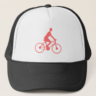 Radfahren - tropisches Rosa Truckerkappe