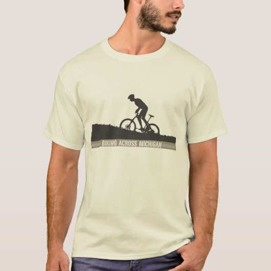 Radfahren über Michigan T-Shirt (Vorderseite)