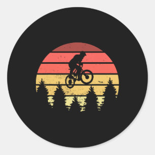 Radfahren und Mountainbiken, Full Mountain Bike, B Runder Aufkleber