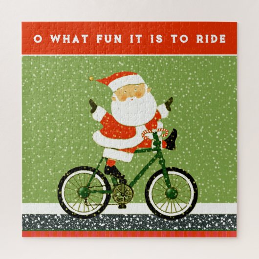 Radfahren Urlaub Geschenk Puzzle (Vertikal)